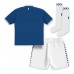 Everton kläder Barn 2023-24 Hemmatröja Kortärmad (+ korta byxor)